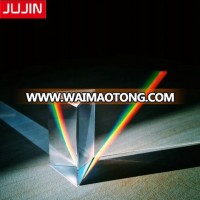 3x 3x15cm, 3x3x20cm Customize any size Crystal Glass Prisms Optical Glass triangular prism